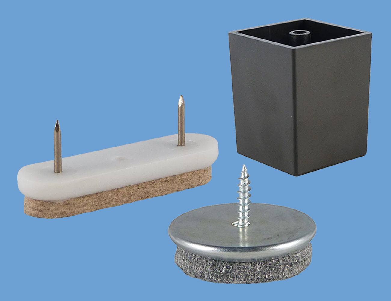 Möbelgleiter und Polsterfüße