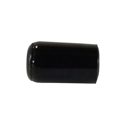 Kappen für runde Rohre PVC 43-44 mm schwarz