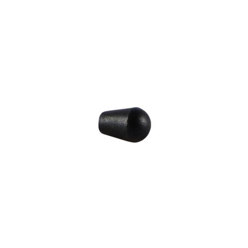 Kappen für runde Rohre PVC 4,8 mm schwarz