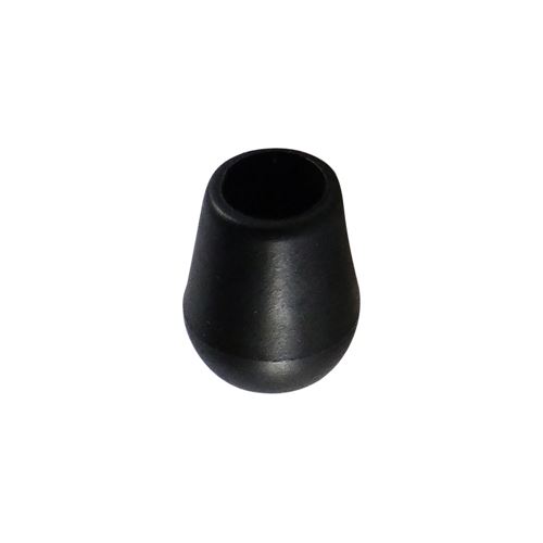 Kappen für runde Rohre PVC 2,8 mm schwarz