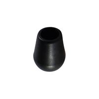 Kappen für runde Rohre PVC 2,8 mm schwarz