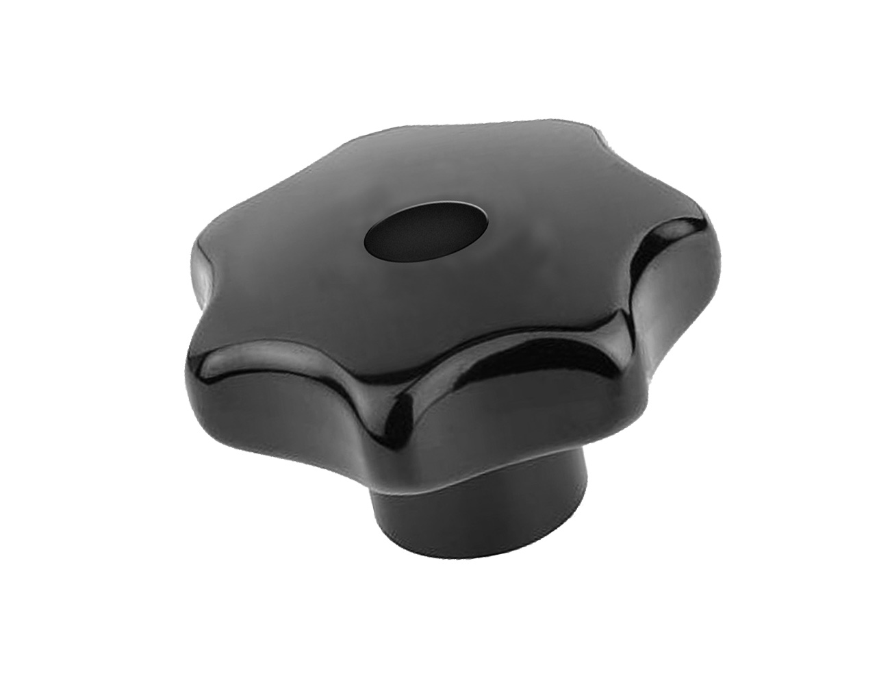 Sterngriffe Duroplast - DIN6336 – Gewinde Durchloch