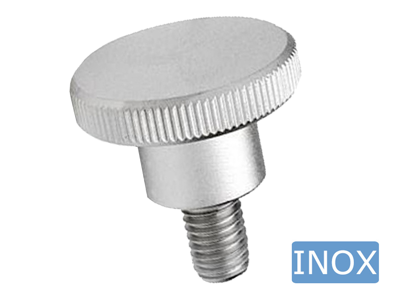 Rändelschraube hoch - Edelstahl  - DIN 464