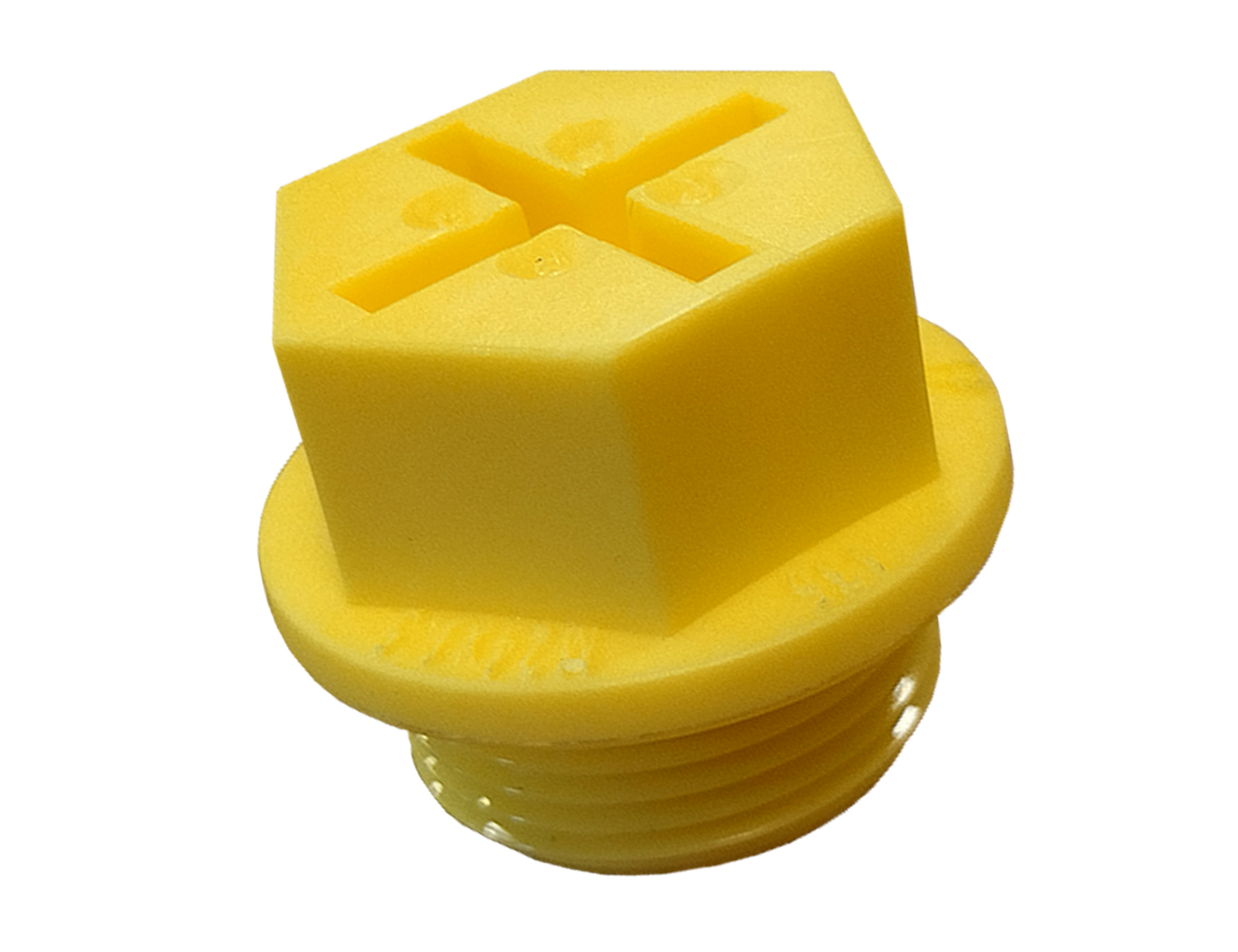 Schraubstopfen mit Dichtlippe - druckdicht - BSP/Gas 1/8"x28