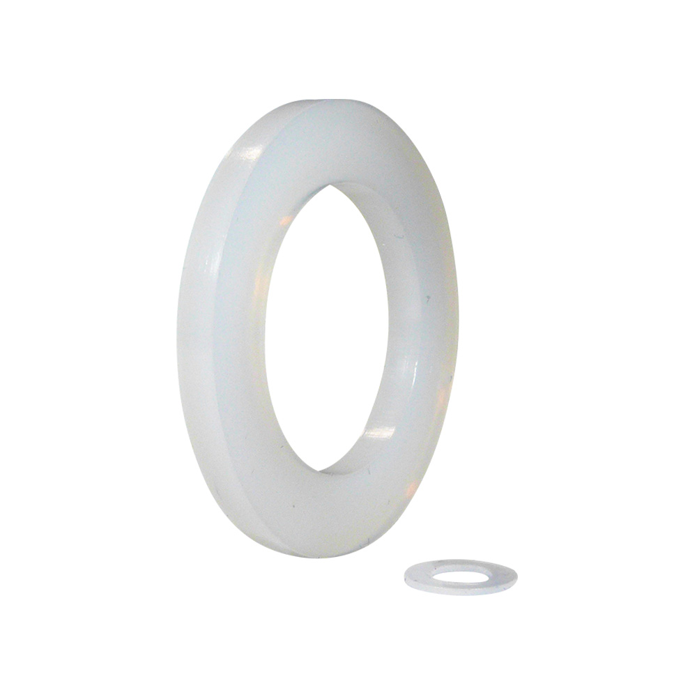 Kunststoff Unterlegscheiben Weiß Weich Nylon Isolierung Dichtring Scheiben  M3~20