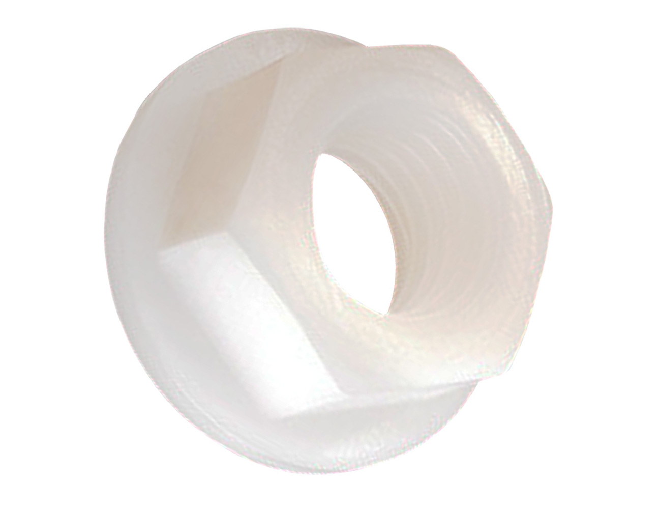 Sechskantmutter mit Flansch - Kunststoff