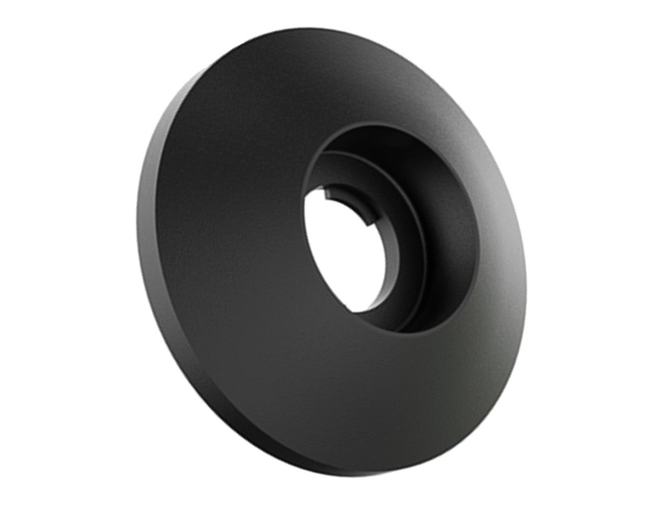 Rosetten gewölbt unverlierbar Zapfensenkung PA M3 14 X 2.8 - Schwarz