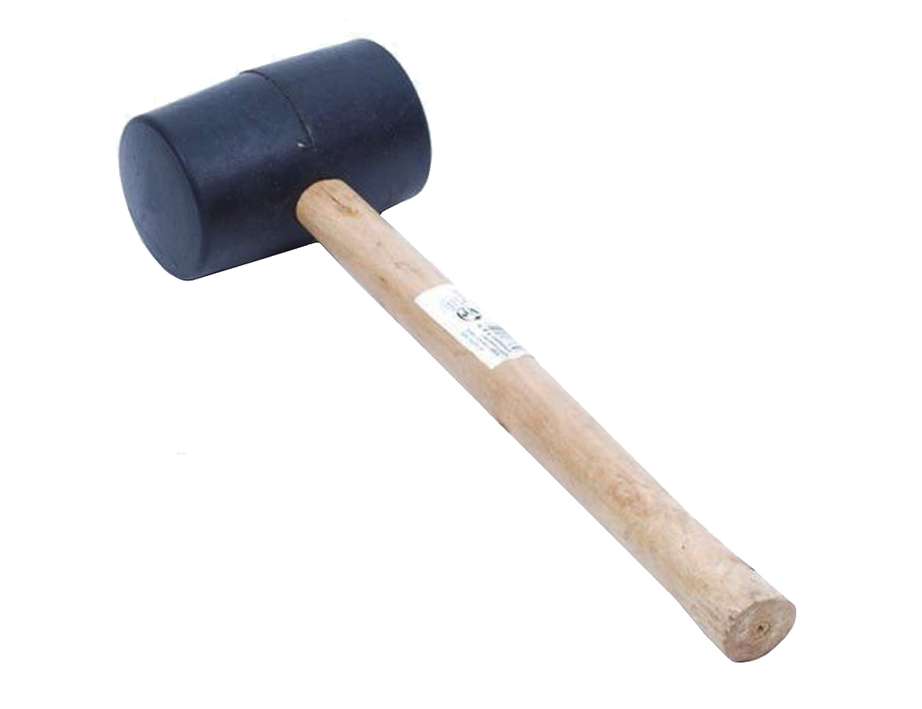 Gummi Hammer mit Holzstiel