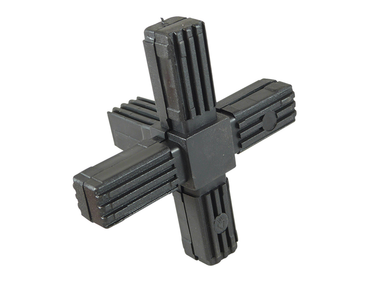 Steckverbinder PA 2-teilig 3D5 – Kreuz mit Abgang