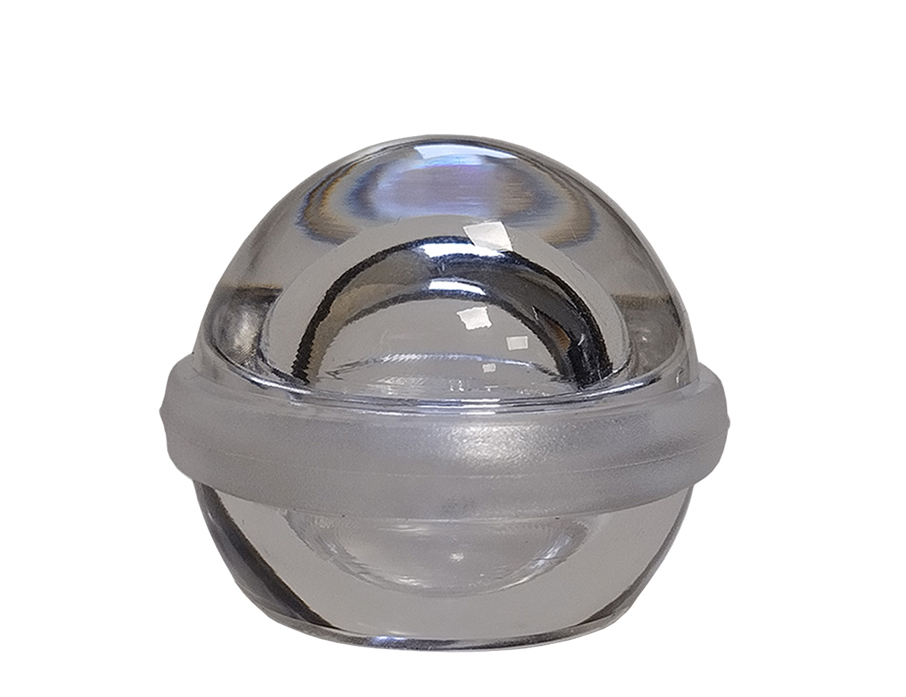 Selbstklebende Türstopper - kugelform - transparent