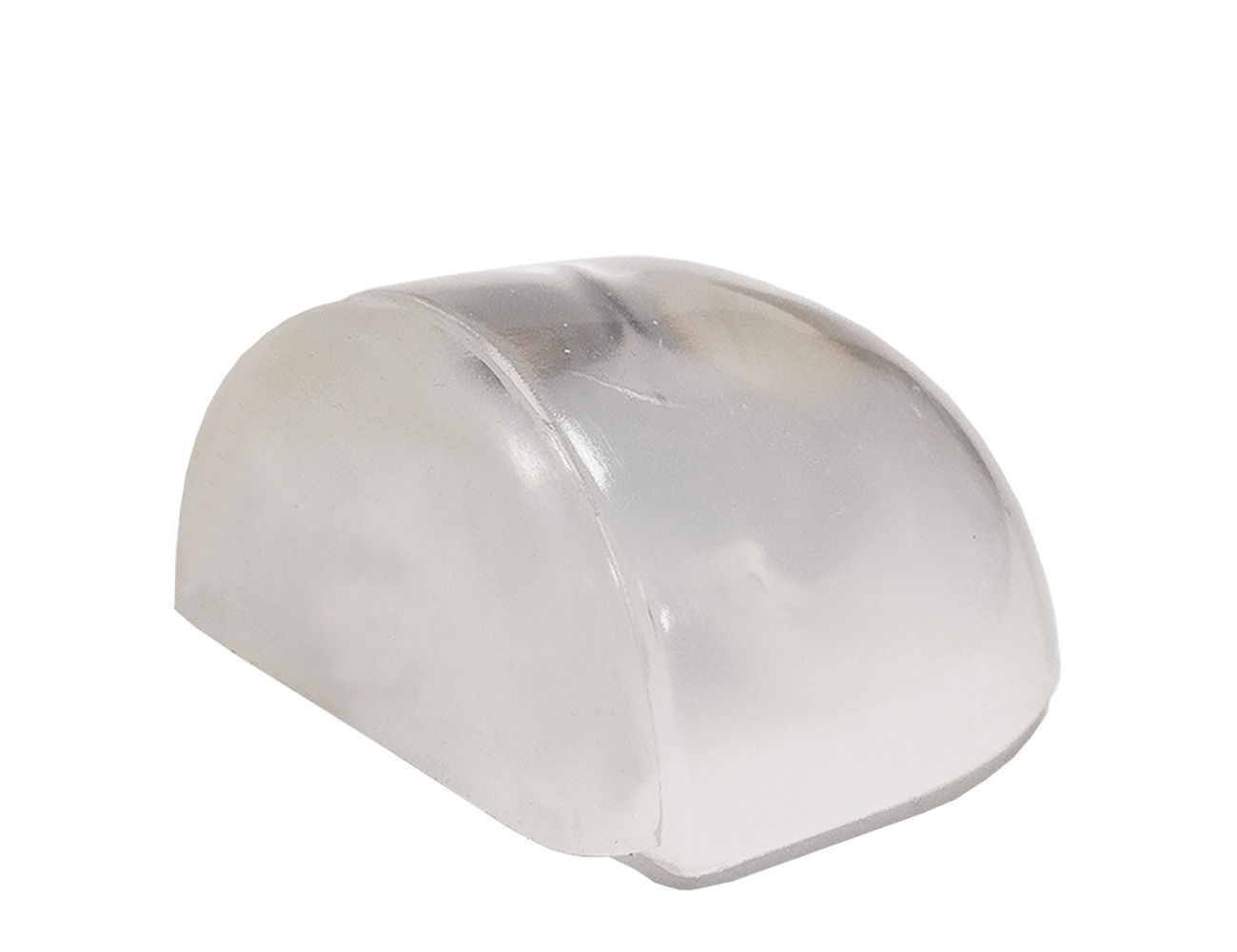 Selbstklebende Türstopper - abgerundet - transparent