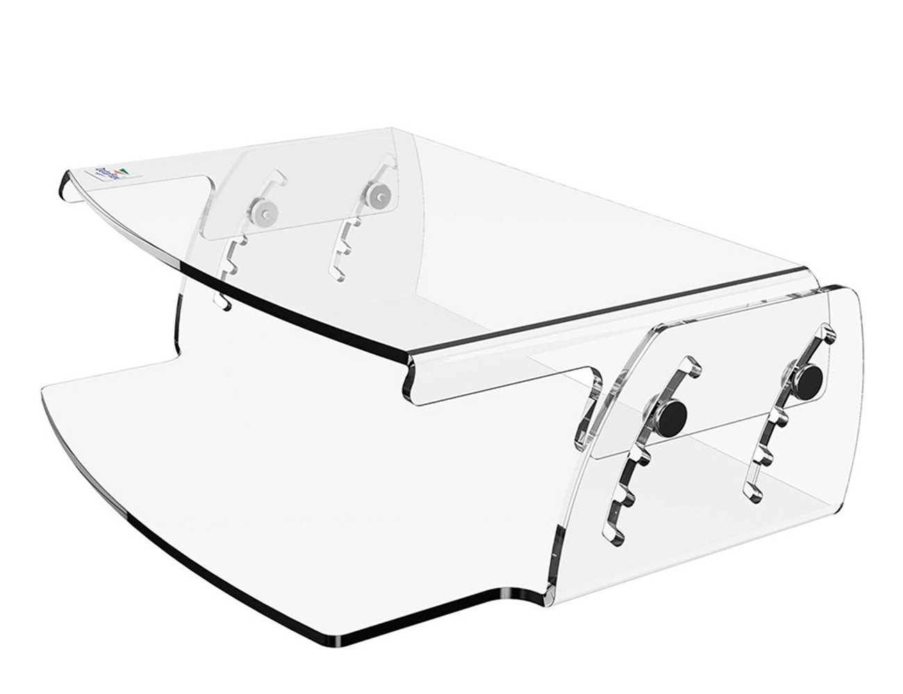 Bildschirmträger einstellbar - durchsichtig transparent