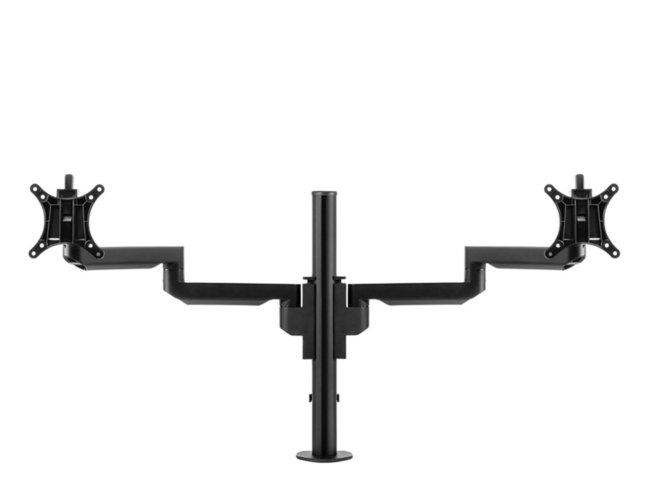 Monitorhalterung Galaxy – SATZ - Pfosten mit statischen Armen – 2 Schirmen