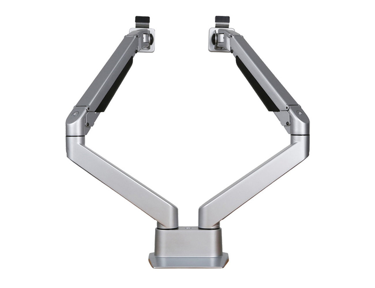 Monitorhalterung Damian – SATZ - mit Gasfeder Arm 2-10kg – 2 Schirmen