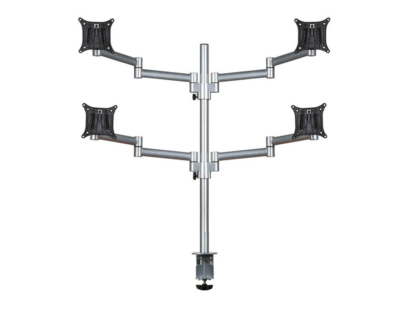 Monitorhalterung B-Sky ECO 3 – SATZ - Pfosten mit statischen Armen – 4 Schirmen
