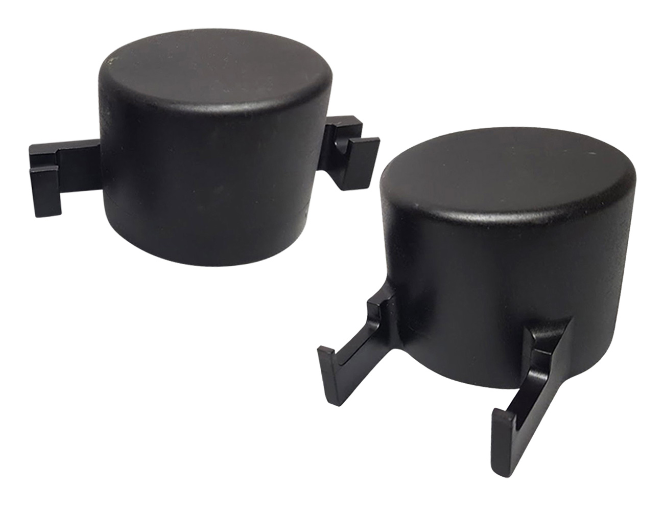 Pfostenkappe mit Haken für Doppelstabmatten - rund