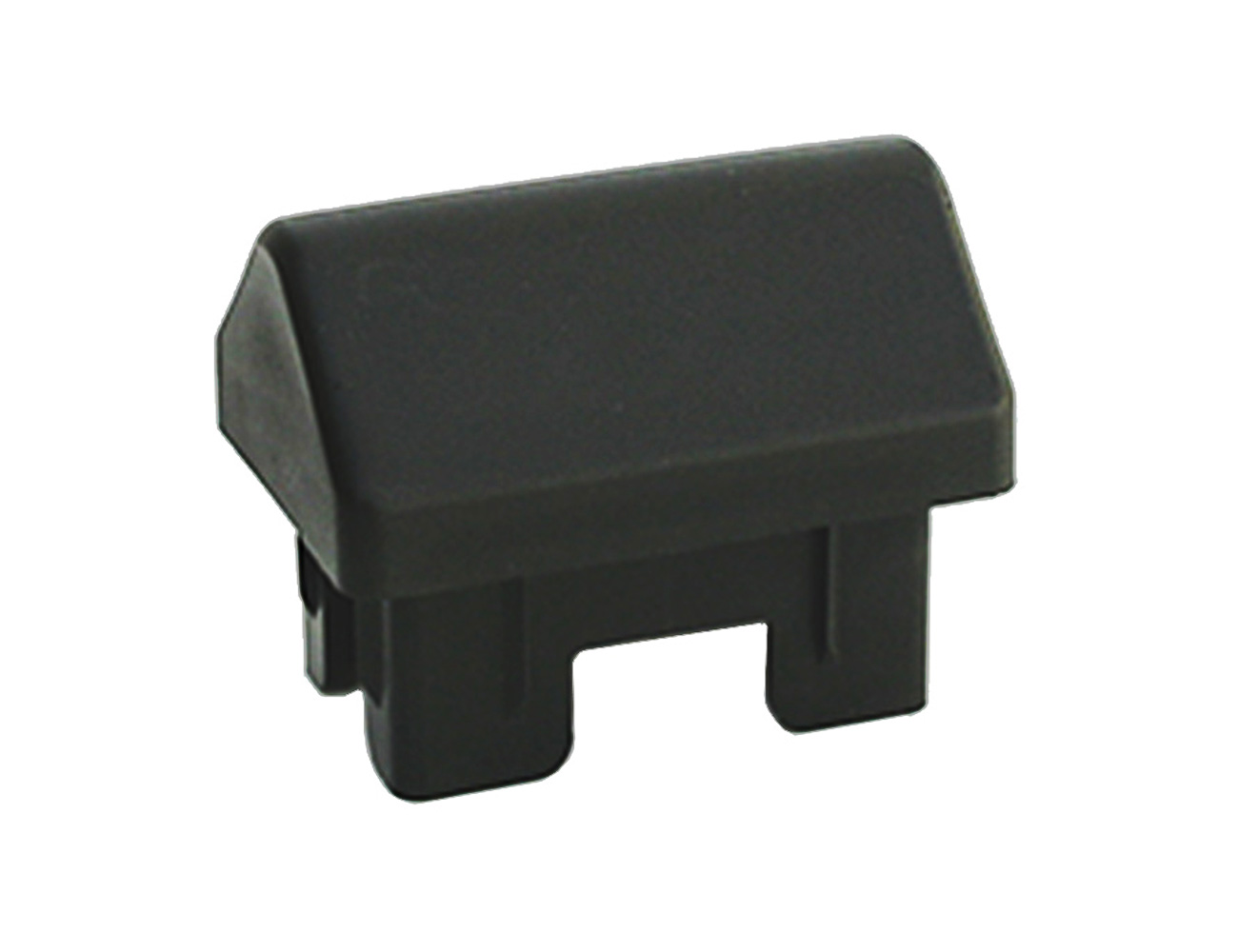 Gewölbte rechteckige Pfostenkappe – Kunststoff