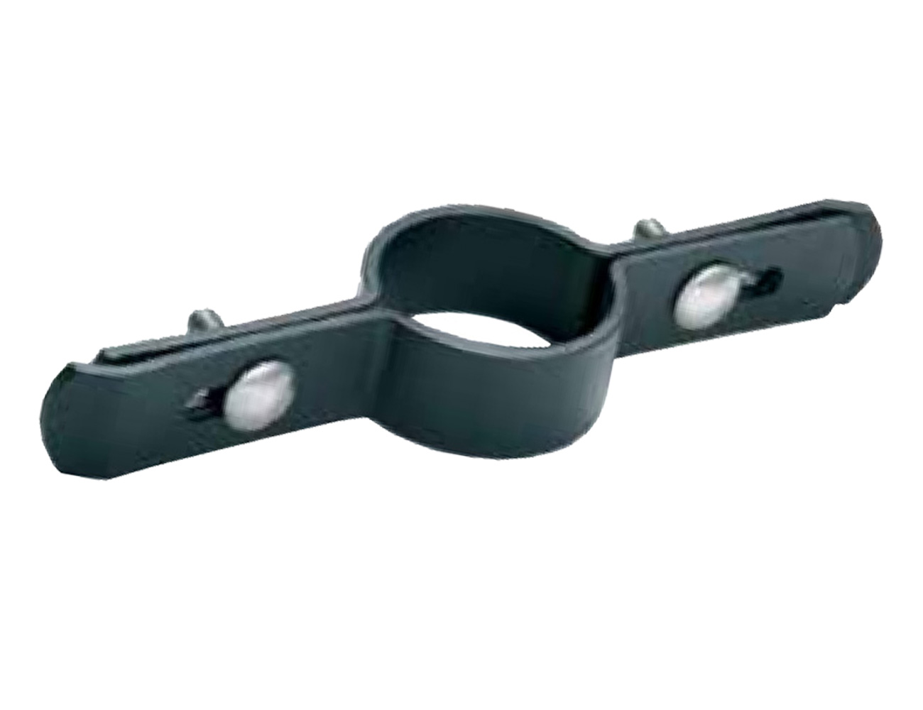 Mittelschellen für Zaunpfosten - Kunststoff - rund