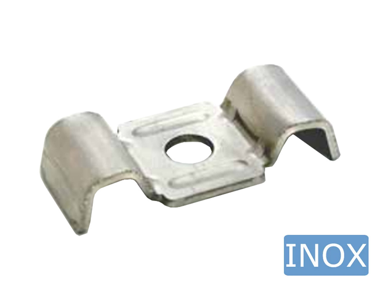 Klemmlasche für Auflageböcke - Edelstahl