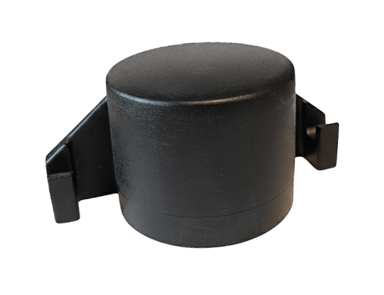 Pfostenkappe mit Haken für Doppelstabmatten - rund - verstärkt