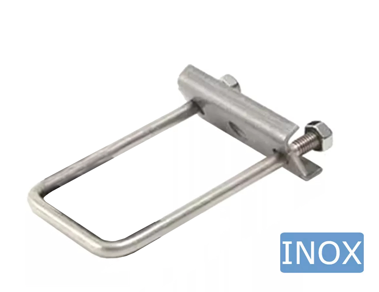 Zaun U-Bügel Gittermatten - model 4 - 60x40mm - M6 - Edelstahl