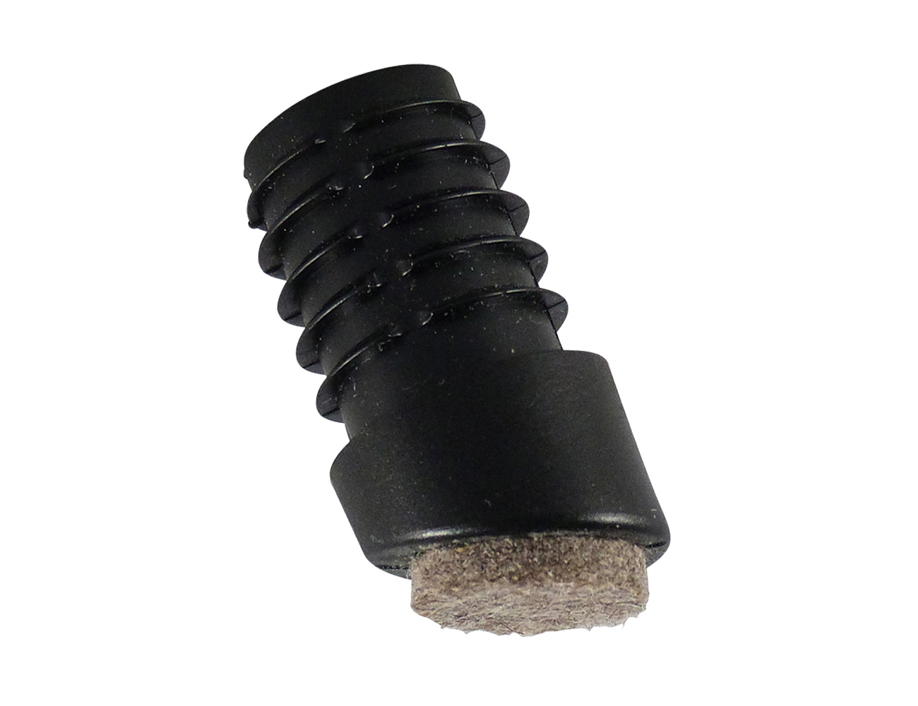 Schräge Lamellengleiter mit aufgescheißtem Filz für Rundrohre