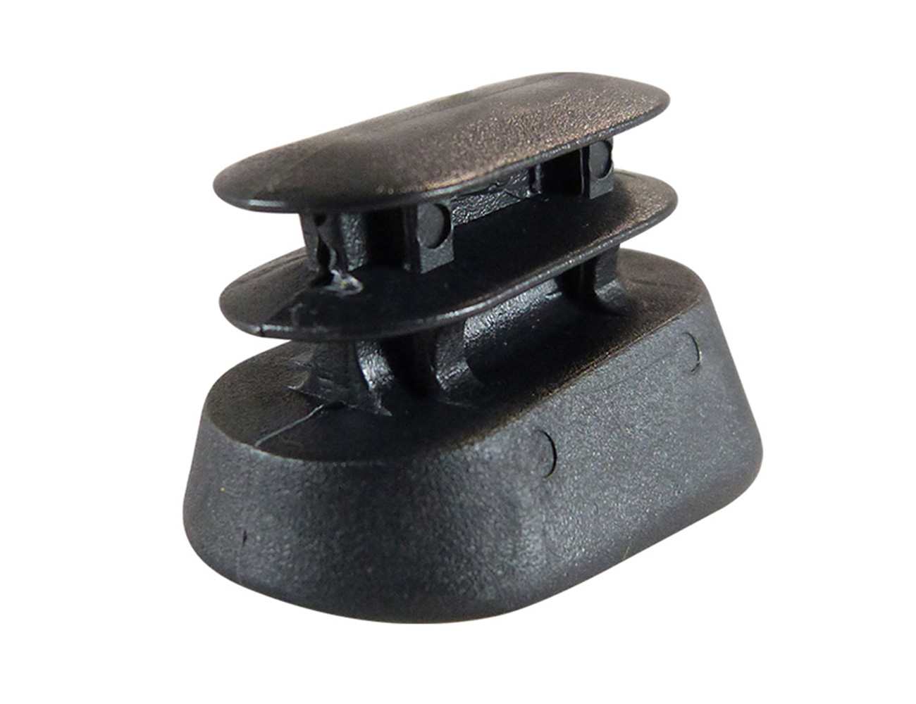 Schräge Lamellengleiter für Flach-Ovalrohre