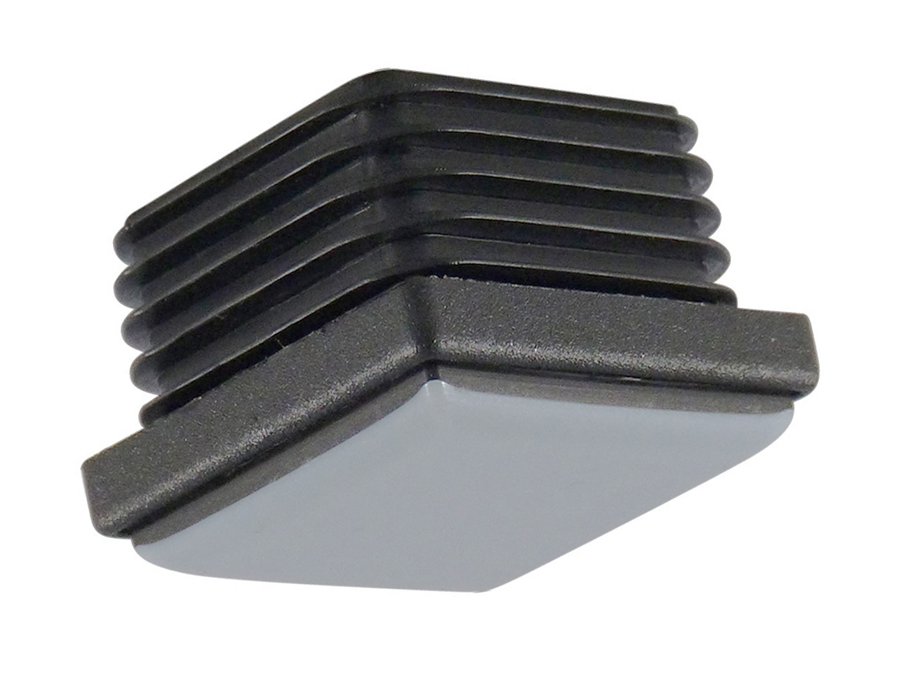 Lamellenstopfen/Gleiter für Quadratrohre mit PTFE Gleitfläche