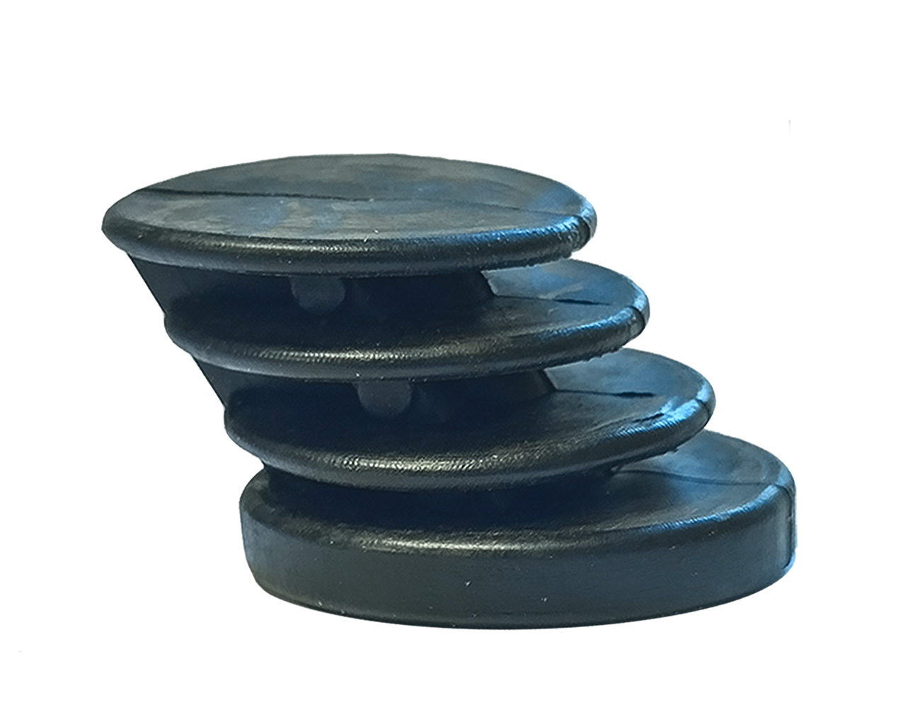 Schräge Lamellengleiter für Rundrohre - 30°