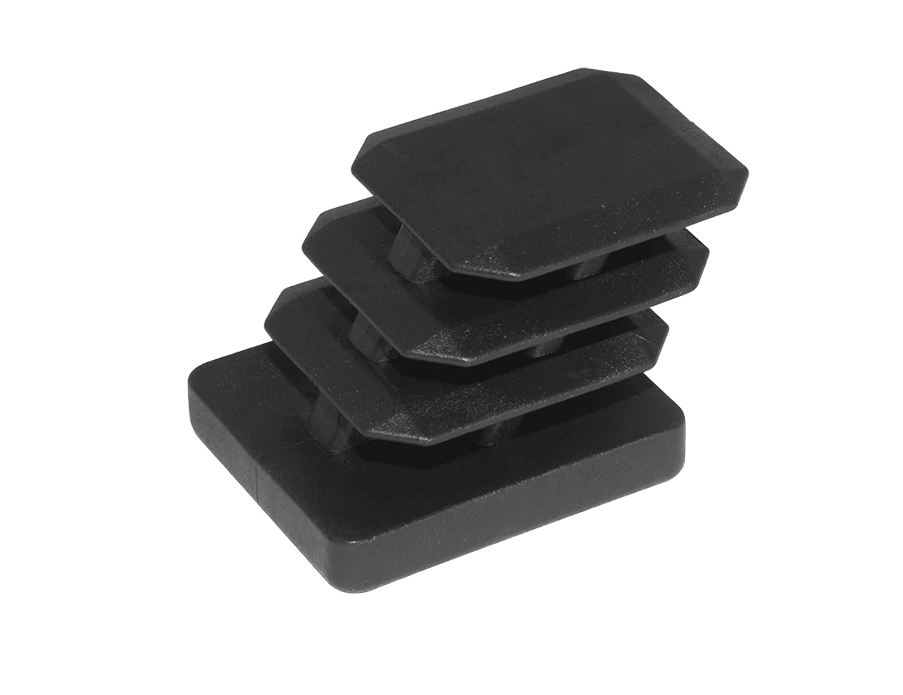 Schräge Lamellengleiter für Vierkantrohre - 30°