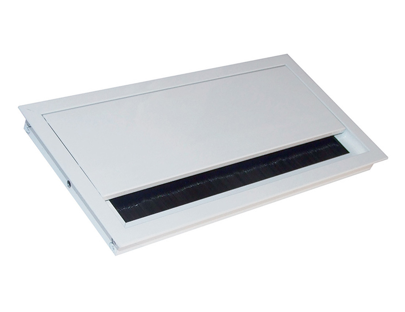 Kabeldurchlass Aluminium – softclose – quadratisch / rechteckig