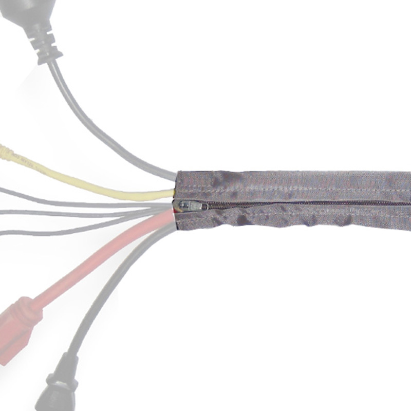 EMPHASER ESP-RSL12 Nylon-Hülle Kabelschlauch Kabelschutz Nylon Sleeve 12 mm  Durchmesser, 15 m Länge