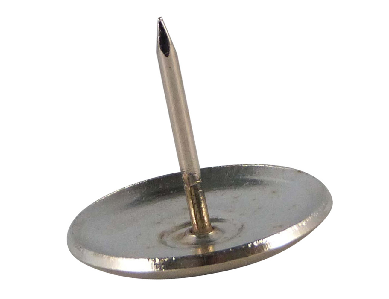 Möbelgleiter mit vernickelter Metallgleitfläche