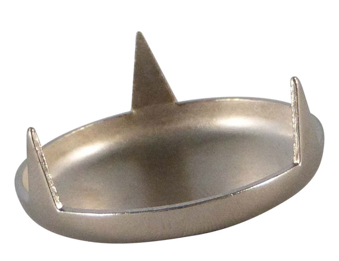 Möbelgleiter aus Metall mit 3 Zacken