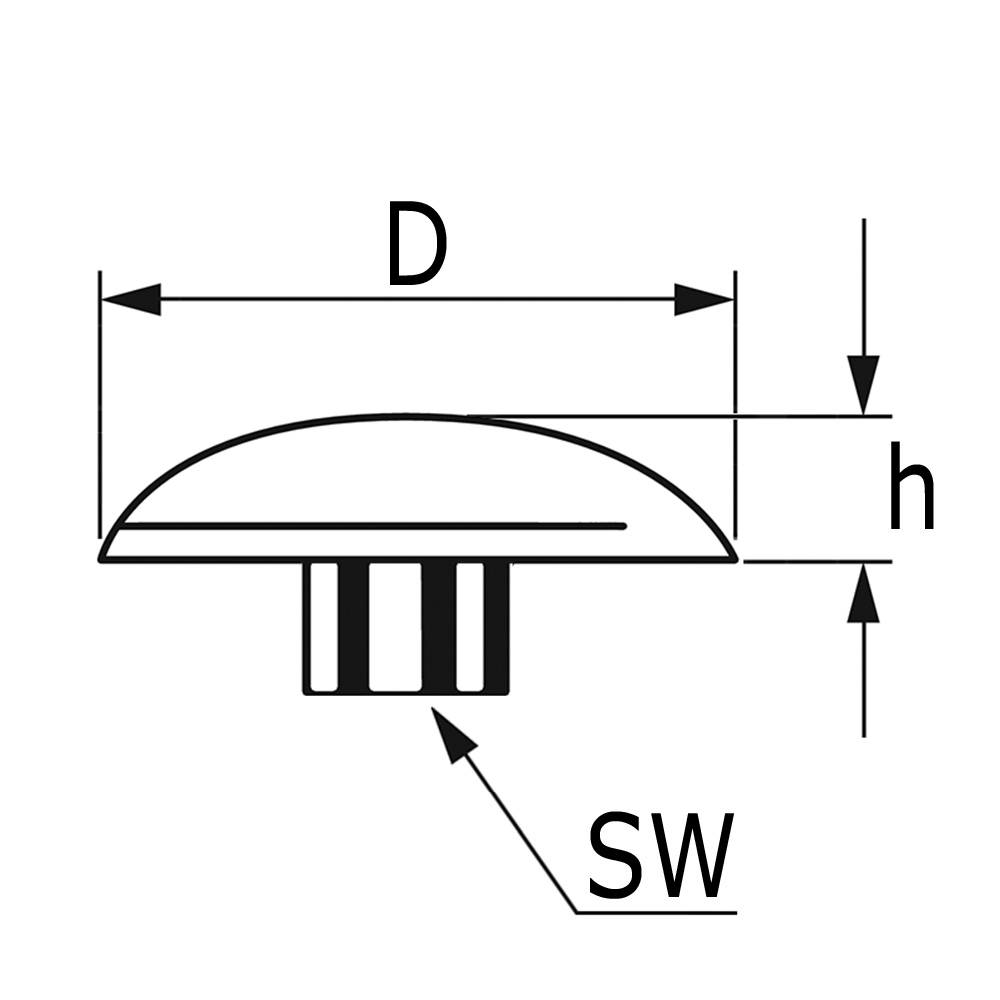 Emico Torx Abdeckkappen T25 - 100 Stück Weiß - Schutzkappen Für Schrauben Aus Flexiblem LDPE