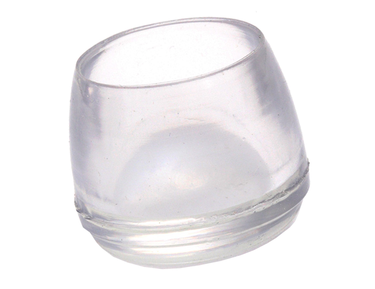 Transparente Stuhlbeinkappen PVC - rund