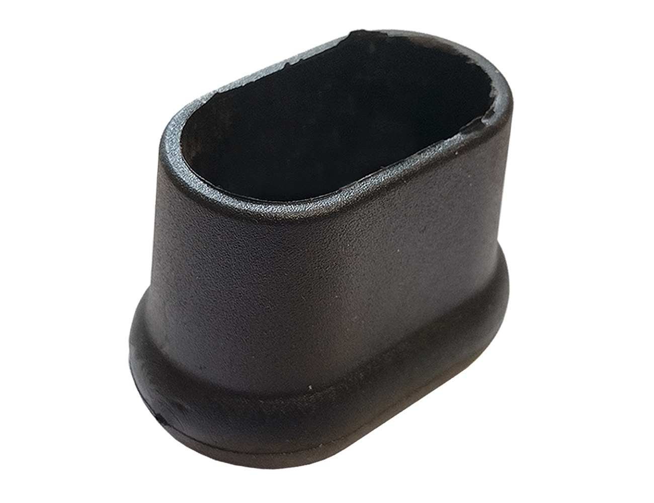 Kappen für Flach-Ovalrohre mit großer Aufstellfläche