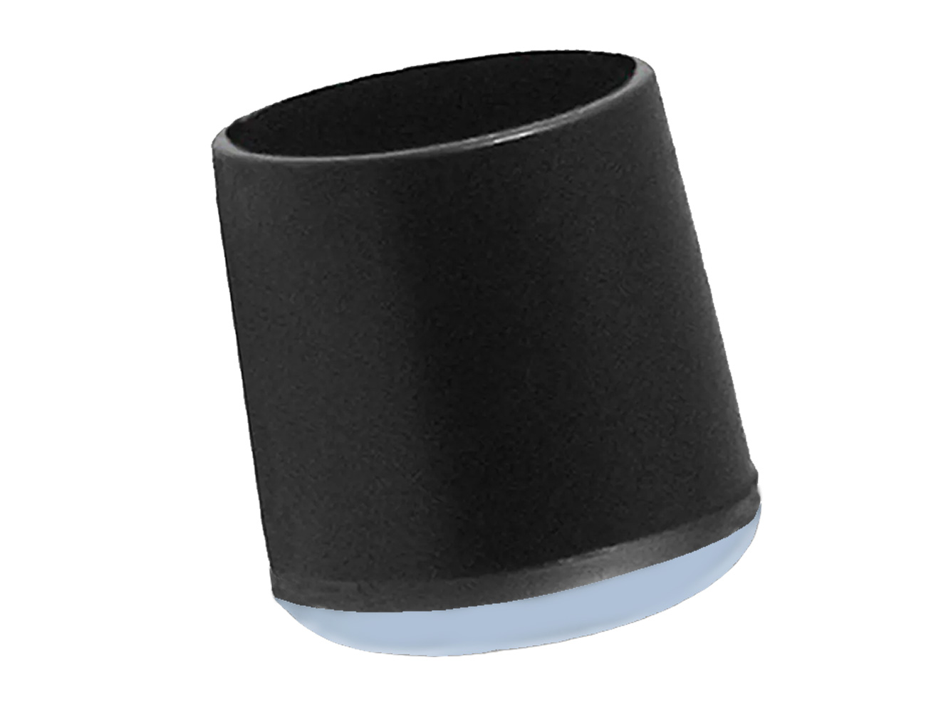 Kappen TPE mit PTFE (Teflon) Gleitfläche für Rundrohre