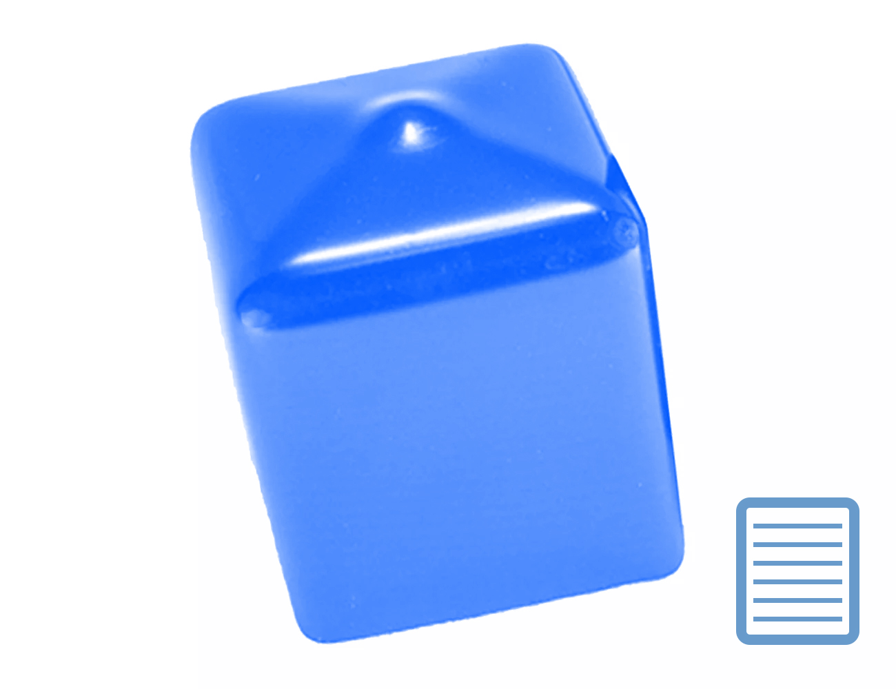 Tauchkappen PVC - quadratisch - alle Maße