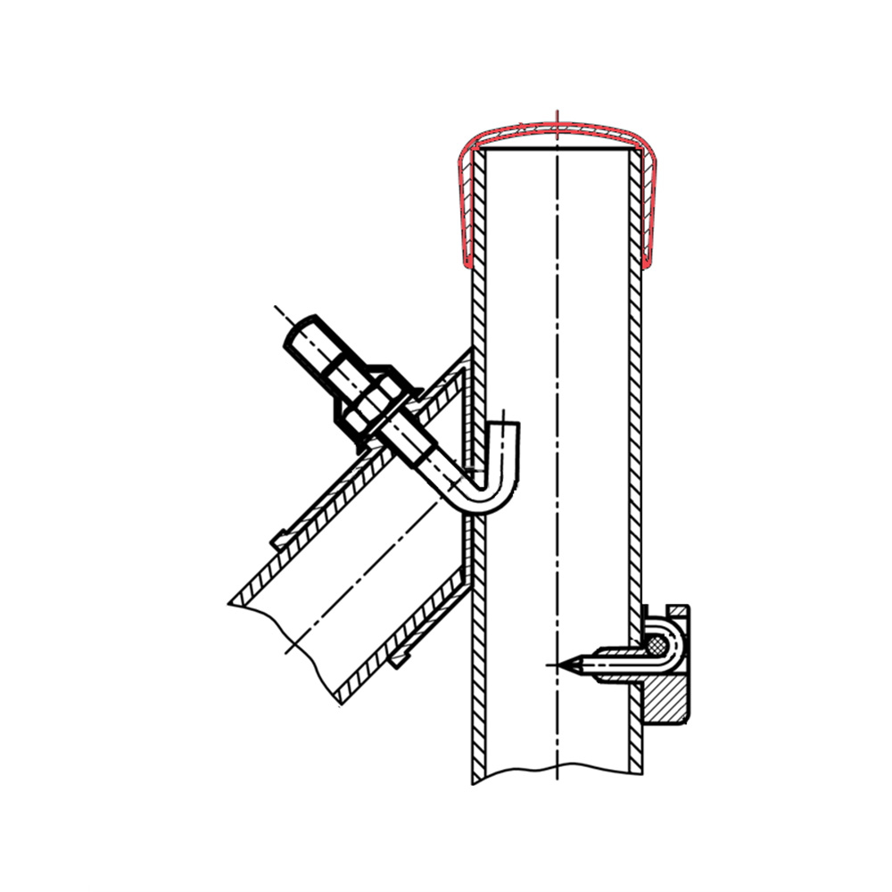 Zaunkappe für Rundrohr 42mm aus robustem PVC Pfostenkappen Zaunpfahlkappen