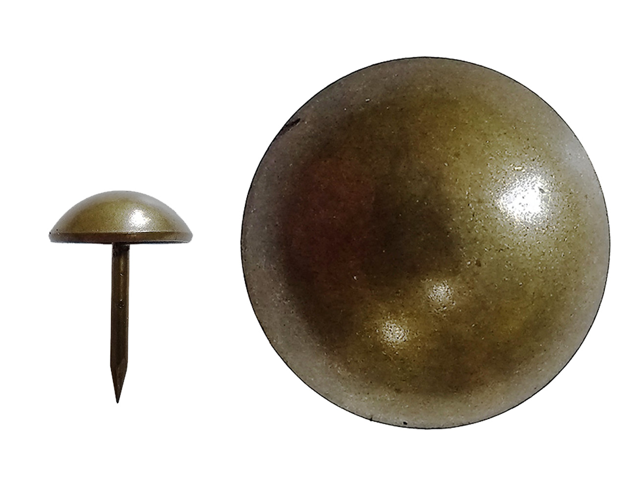 Hoch gewölbter Polsternagel