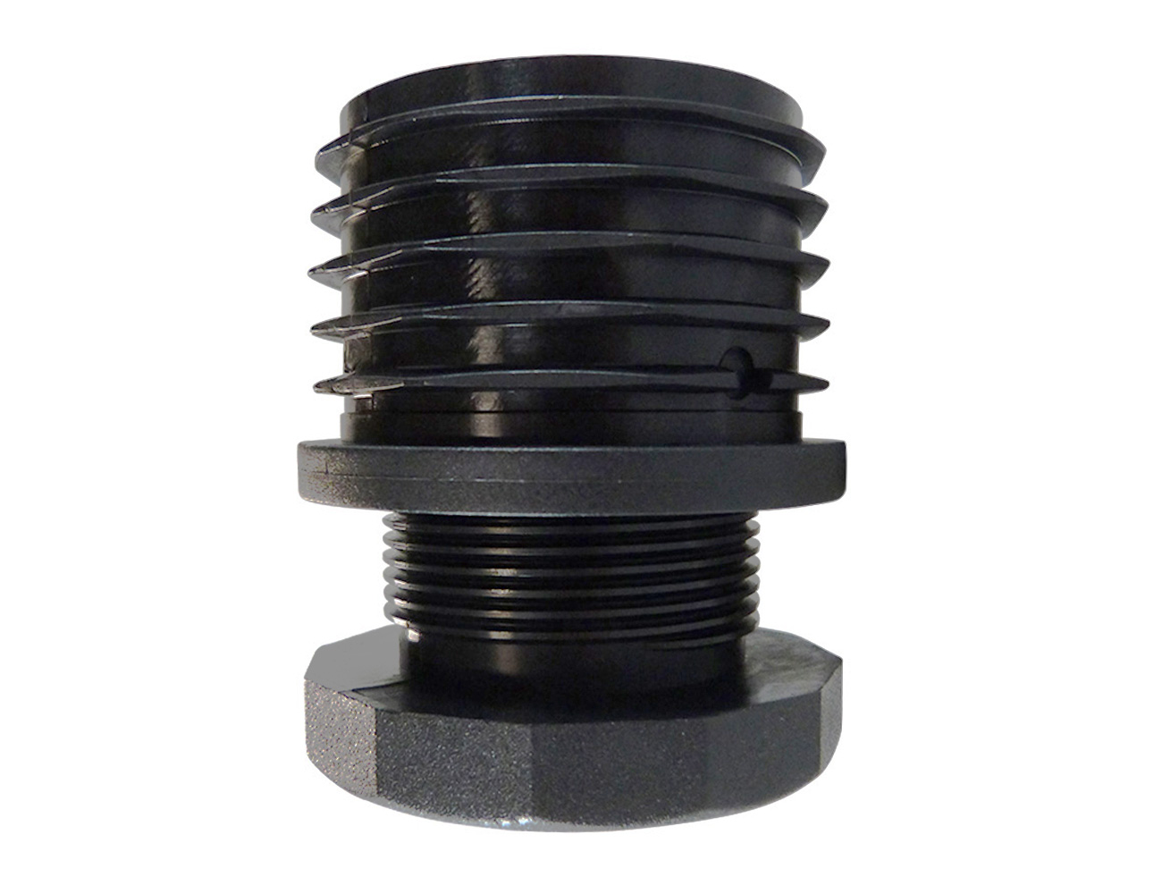 Verstellgleiter mit Kunststoffgewinde – rund