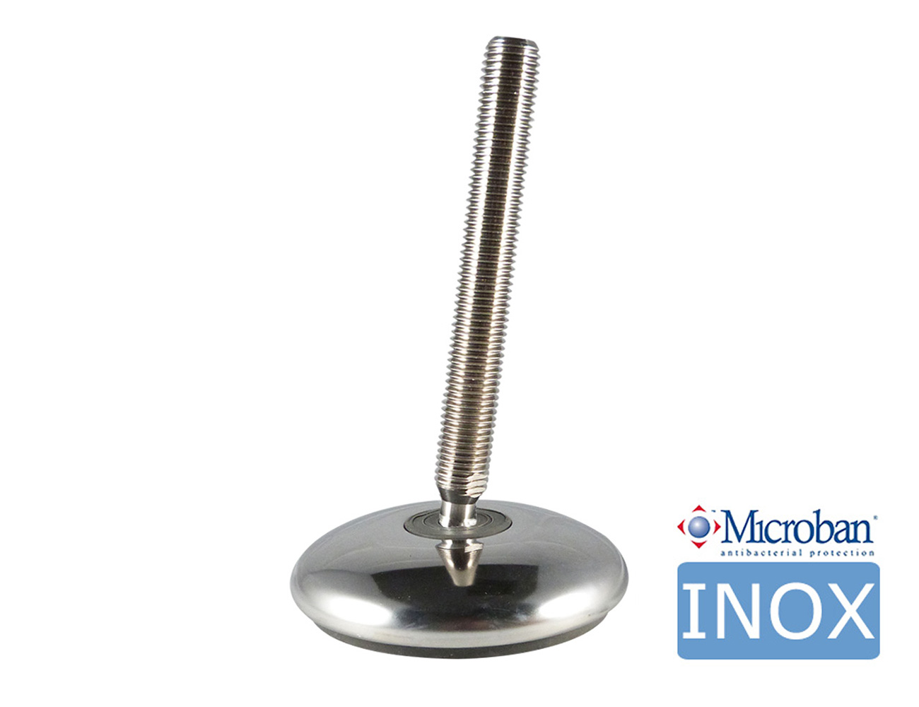Stellfüße Edelstahl mit Kugelgelenk - Hygiene
