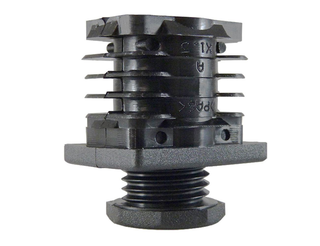 Verstellgleiter mit Kunststoffgewinde – rechteckig