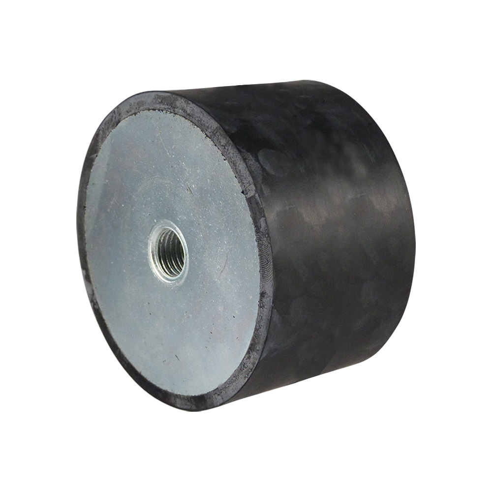 Gummi-Metall Puffer Type E (Anschlagpuffer) - zylindrisch - Verpas