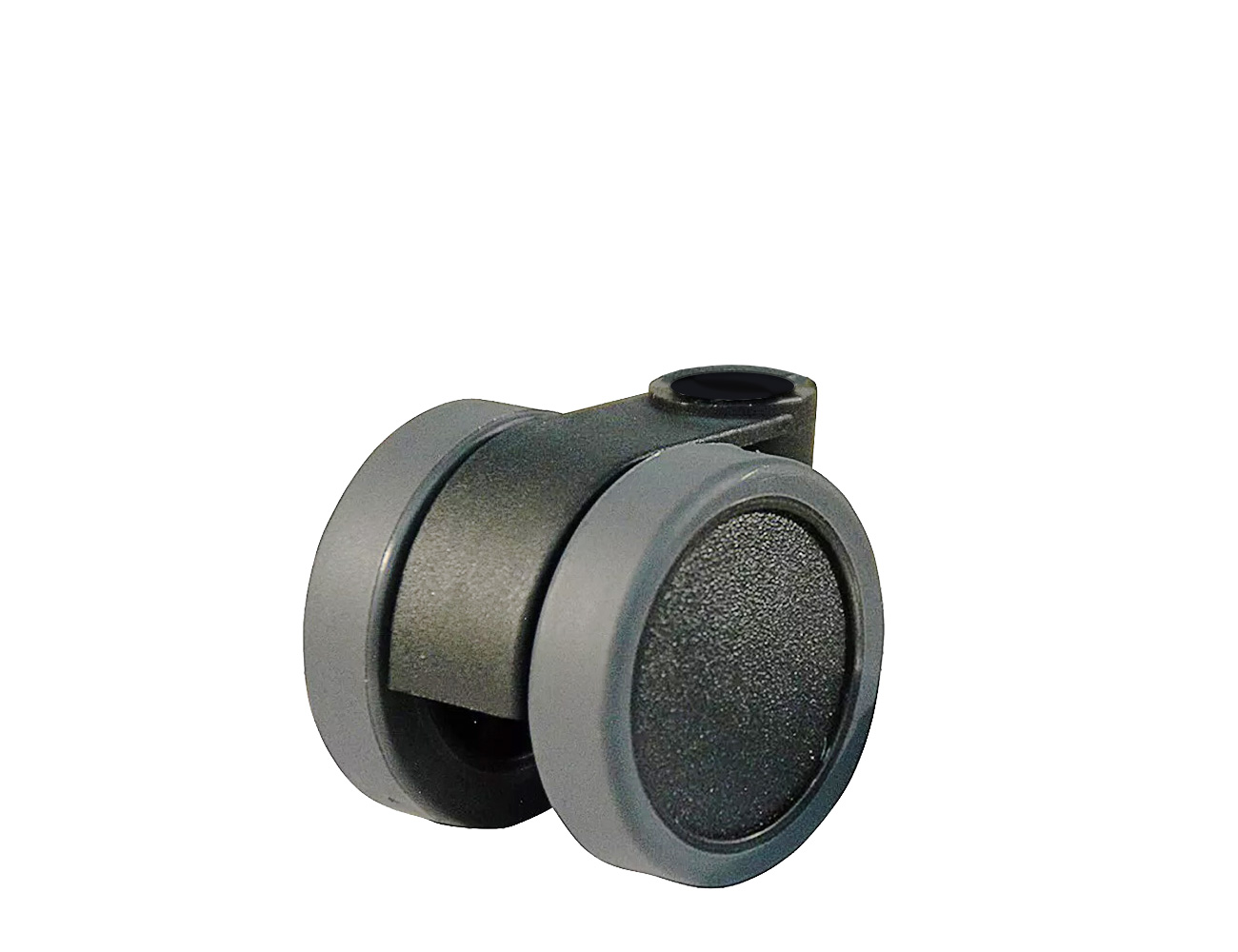 Möbelrollen Ø42mm mit Doppelrolle und PU-Bereifung