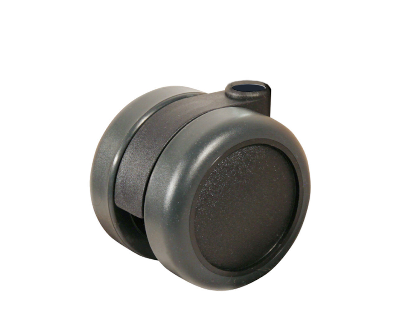 Möbelrollen Ø60mm mit Doppelrolle und PU-Bereifung