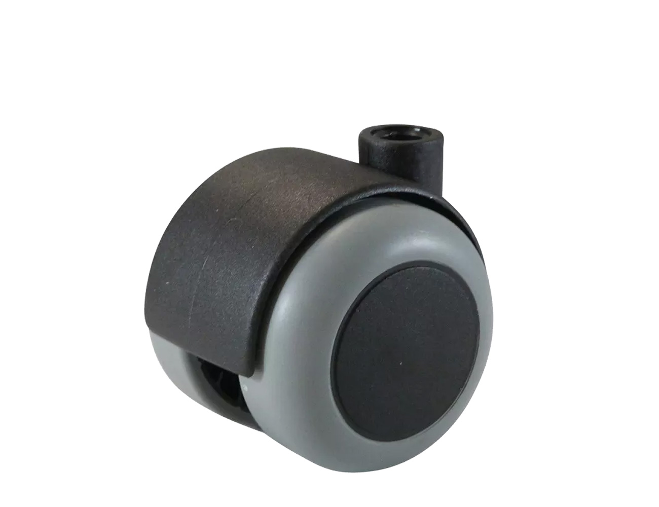Möbelrollen Ø50mm mit Doppelrolle und PU-Bereifung