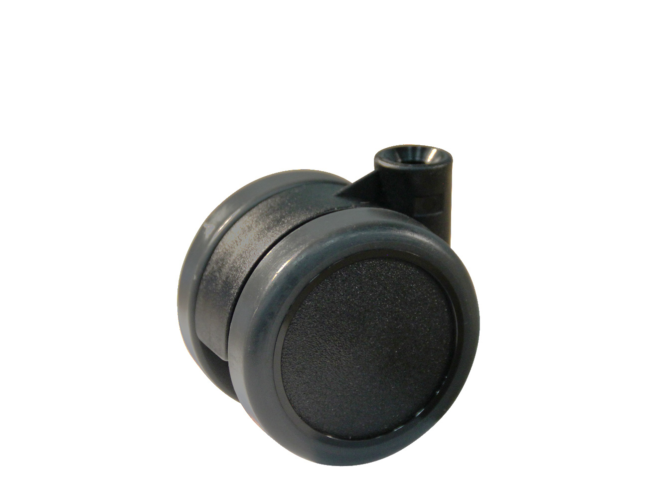 Möbelrollen Ø50mm mit Doppelrolle und PU-Bereifung
