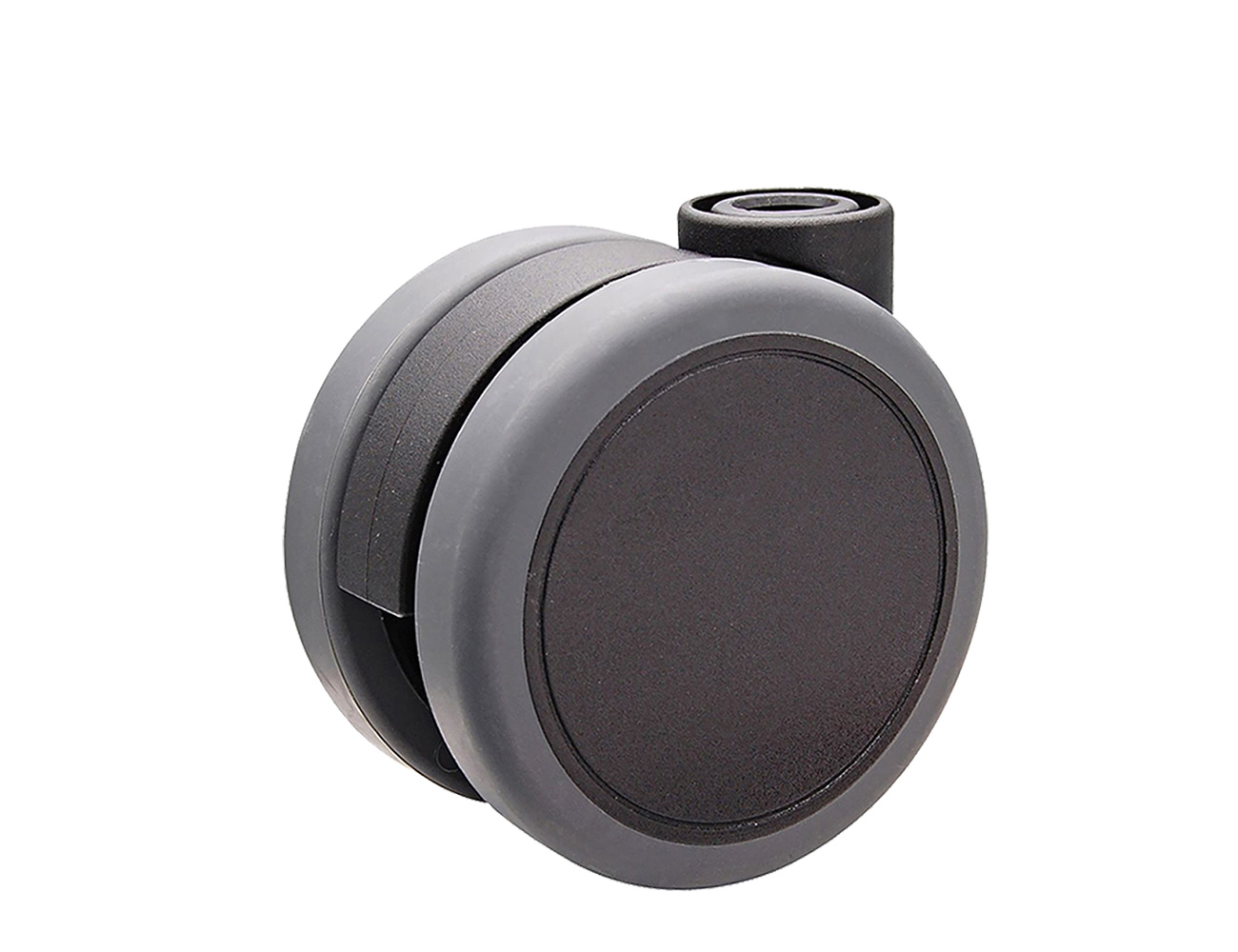Möbelrollen Ø65mm mit Doppelrolle und PU-Bereifung